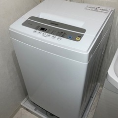 全自動洗濯機　容量5kg　使用1年