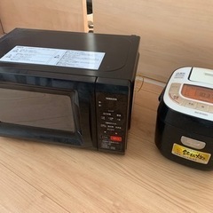 電子レンジ 炊飯器 セット