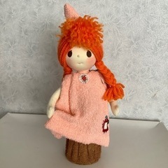米山京子風　ハンドメイド　ドール　人形　オレンジ