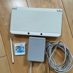 NEW ニンテンドーNew 3DS ホワイト＋充電器 ゲームソフト