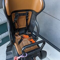 非電動子供乗せ自転車　20インチ　前後シート付き　ブラウン