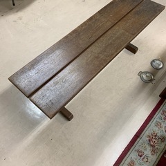 中古　木製ベンチ