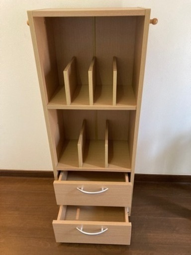 ランドセルラック　本棚　引き出し付