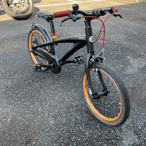 ブリヂストンレベナ前カゴ付き子供用自転車