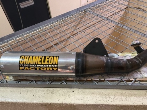スズキアドレスV100 カメファクボンネビルスポーツマフラー 中古品 アドレスV100カメファクマフラー スズキアドレスV100 カメファク