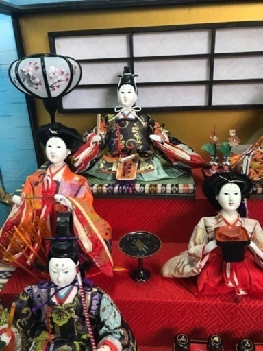 【土日限定お値下げ】【美品】三浦木地　雛人形　ひな人形／2段　7/10までの出品 数量限定】三浦木地 ひなセット 小1段・新（リニューアルタイプ