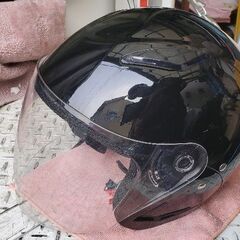 バイク ジェットヘルメット 125㏄用 ブラック