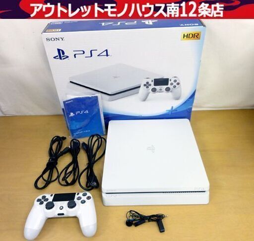 ソニー PlayStation4 プレステ4 CUH-2200A ホワイト 500GB ゲーム機 PS4 プレイステーション4 元箱あり ゲーム SONY 札幌市 中央区