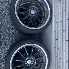 アルミホイール work xsa 戦 8j 9j 深リム