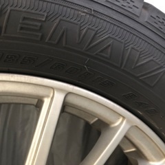 再値下げ！185/60R/15 スタッドレスホイル付4本2017年製グッドイヤーアイスナビ7