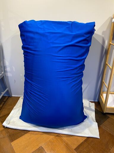 宇都宮でオシャレな家具を探すなら『オトワリバース！』yogibo ヨギボ― max マックス ビーズクッション ブルー 中古品