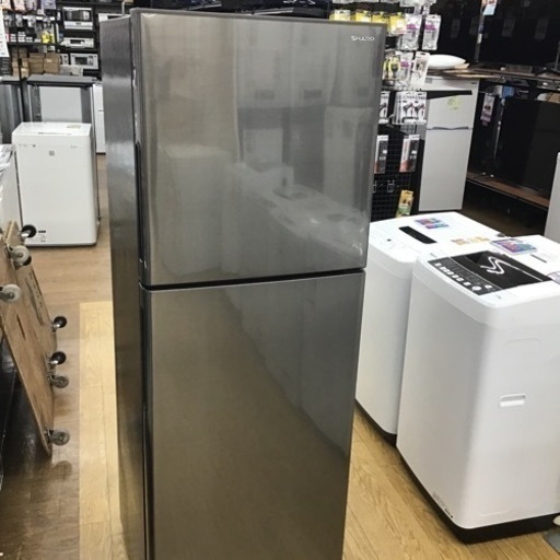 #B-40【ご来店頂ける方限定】SHARPの2ドア冷凍冷蔵庫です