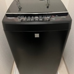 Hisense洗濯機5.5kg 2018年製 洗濯機下部回転モー...