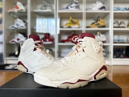 NIKE AIR JORDAN6 Maroon 29cm 箱付　美品