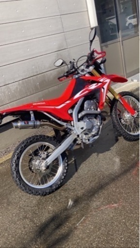 HONDA crf250l 赤 低走行 2019年製 MD44 ライトカスタム