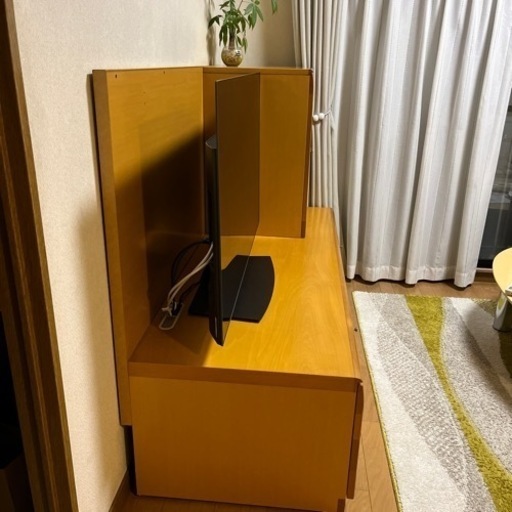 サイドボード付きテレビ台