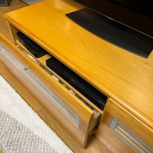 サイドボード付きテレビ台