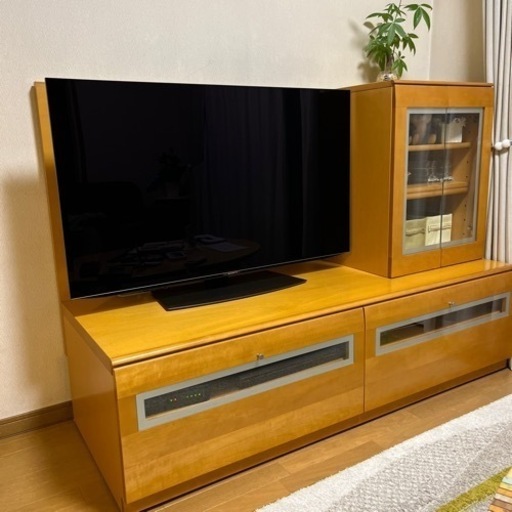 サイドボード付きテレビ台