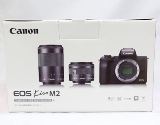 Canon EOS Kiss M2 ブラック EF-M15-45 IS STM レンズキット