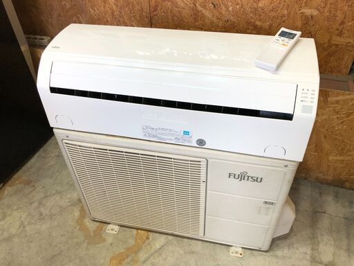 【動作保証あり】FUJITSU nocria 2016年 2.8kw 10畳用 冷暖房ルームエアコン AS-V28F 【管理KR342】