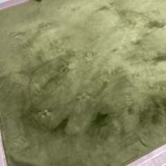 3畳用　マイクロファイバー　洗えるラグ　カーペット　絨毯　グリーン