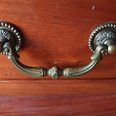 猫足アンティークデスク/Antique desk with carved legs