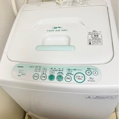 TOSHIBA 洗濯機　5kg 2/12  引取り希望