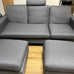ソファー定価150万円 値下げ お値下げしました！お値段交渉受付ます。ソファー 人気色 グレー