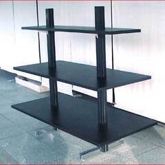 【購入者・決定】黒い木製テーブル　①【廃業雑貨店の備品処分】