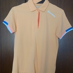 テーラーメイド　オレンジ半袖ポロシャツ