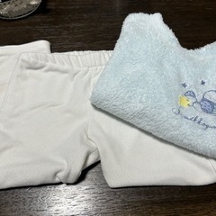 【0円】すみっコぐらしフリースパジャマ　110cm