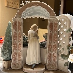 リアドロ　ロマンチックな朝　陶器　置物　お花