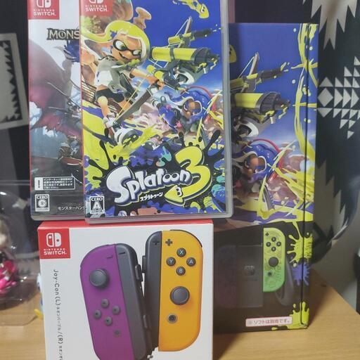 NintendoSwitch有機ELモデル+Joy-Con+ソフト2本