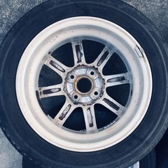 ダイハツタントカスタム 純正アルミタイヤ