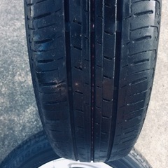 ダイハツタントカスタム 純正アルミタイヤ