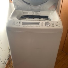 【無料】　洗濯機　TOSHIBA ZABOON