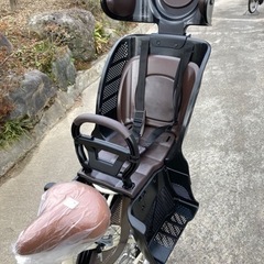 前後子供乗せ付きpetit Maman内装3段変速オートライト鍵サドル新品