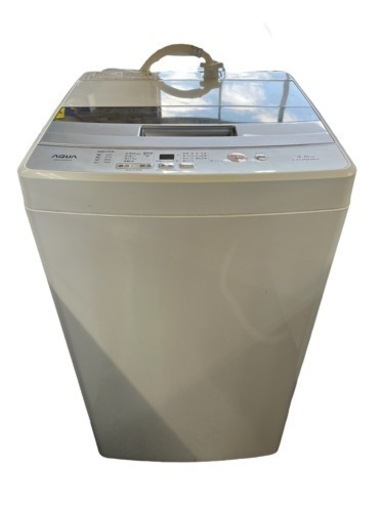 NO.154【2018年製】AQUA 全自動電気洗濯機 AQW-S45G 4.5kg