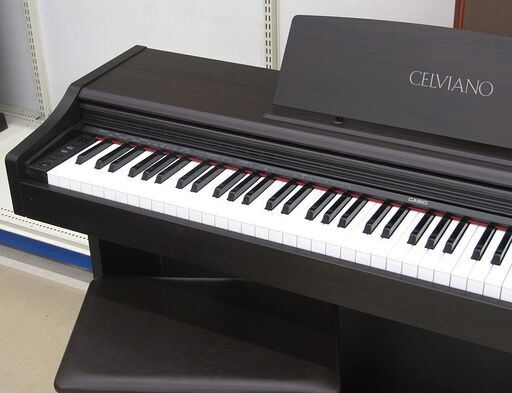 CASIO カシオ AP-25 電子ピアノ 88鍵盤 CELVIANO セルビアーノ 椅子付き 2002年製 中古品 動作確認済み