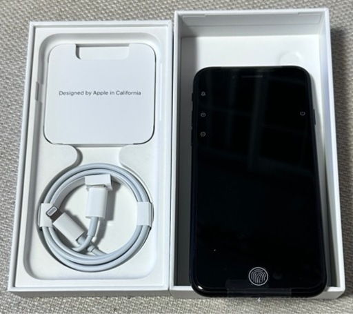 iPhone SE(第3世代) 64GB ミッドナイト 未使用品 通電確認のみ Apple