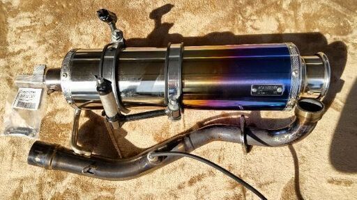 お譲り先が決まりました■BEAMS（ビームス）マフラー★SUZUKIスカイウェイブCJ46A取外し いい音しますよ〜♪