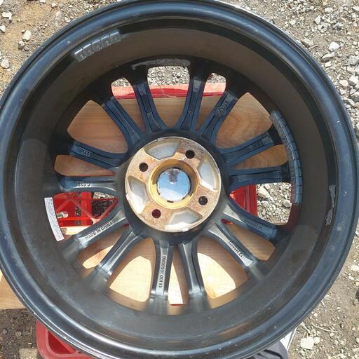 15インチホイール 4穴 PCD100 5J オフセット+35