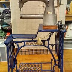 【引取希望】SEIKO TE-5 腕ミシン 工業用 足踏みミシン【本付き】神奈川