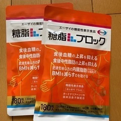 【ネット決済・配送可】ダイエット　エーザイ糖脂ブロック2ヶ月分　未開封