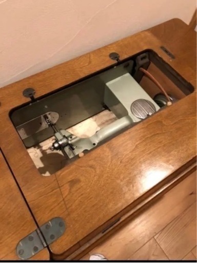 昭和レトロ　アンティーク　足踏みミシン　鉄脚