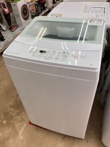 NITORI ニトリ 6㎏洗濯機 2019年式 NTR60 No.4908○ ※現金、クレジット