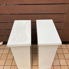 【取引中】無印　ゴミ箱　2個　ポリプロピレンフタが選べるダストボ...
