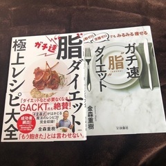 【古本】ガチ速　脂　ダイエット、レシピ本の2冊