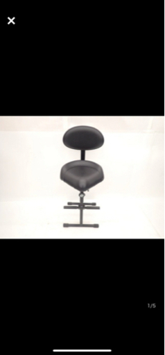 【定価約¥45000】K\u0026M ケーアンドエム  演奏用椅子+バックレスト