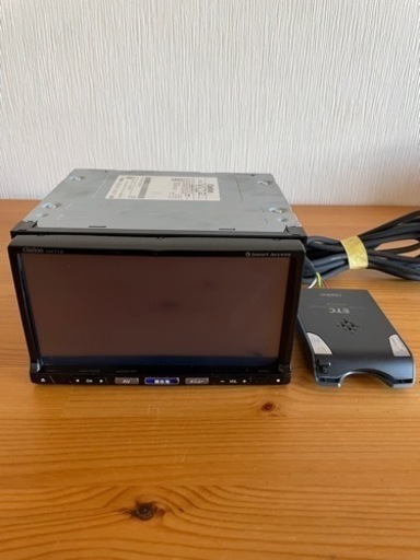 clarion製Smart Accessリンク AVナビ+ETCセット フルセグ・DVD・CD・SD 